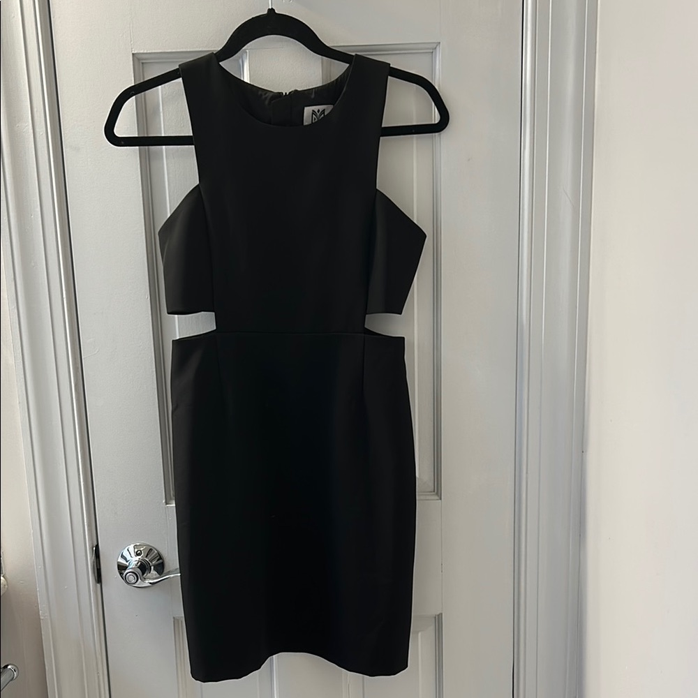 Elegant Black Cutout Dress